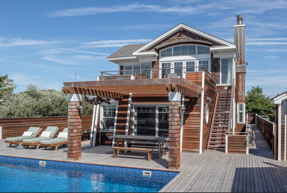 Facing Due North (Great South Bay) - Poolside